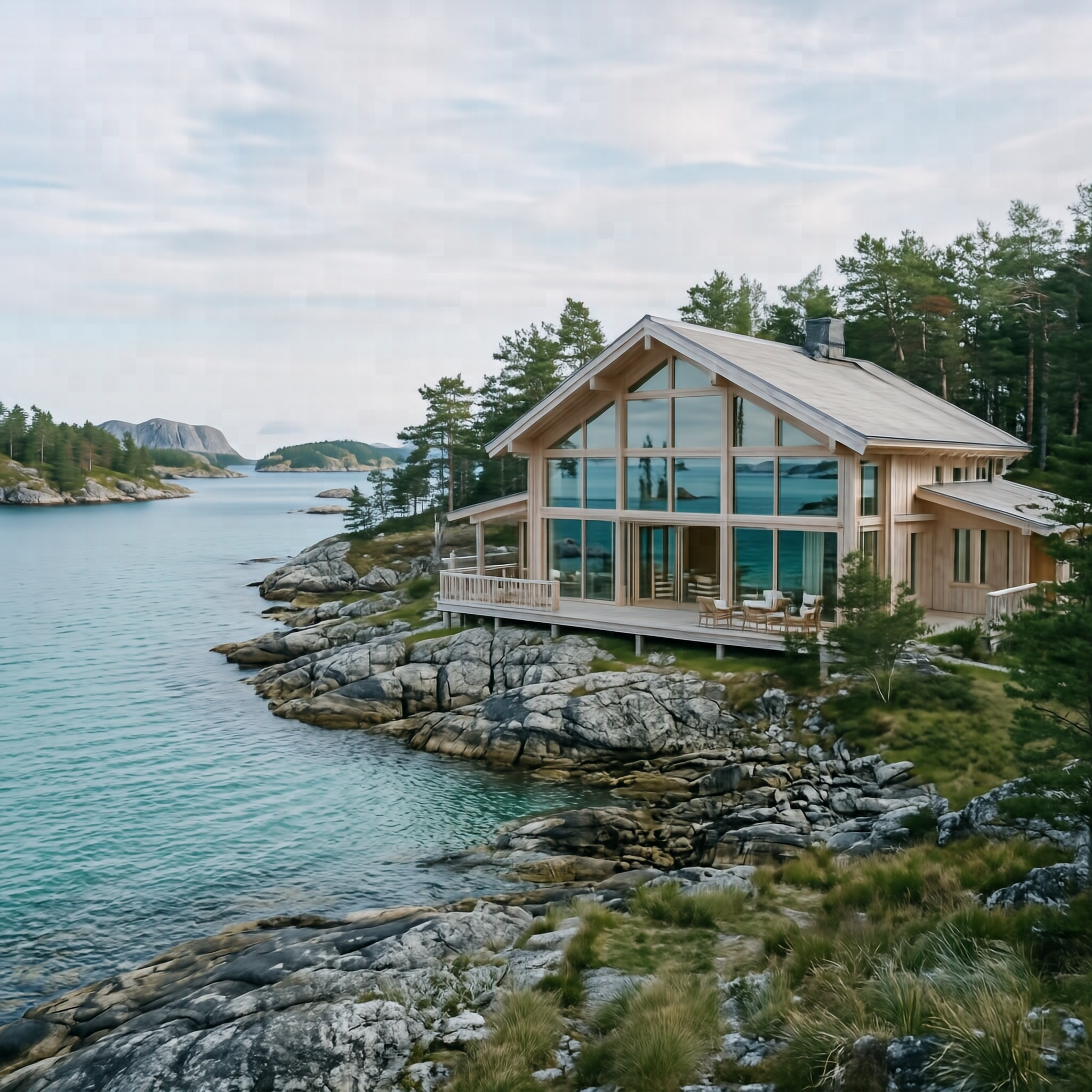 Saaristokasino Hotel merellisessä maisemassa
